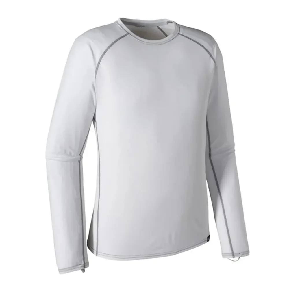 Patagonia Men's Capilene Lightweight Crewneck Long Sleeve Baselayer Top White XS